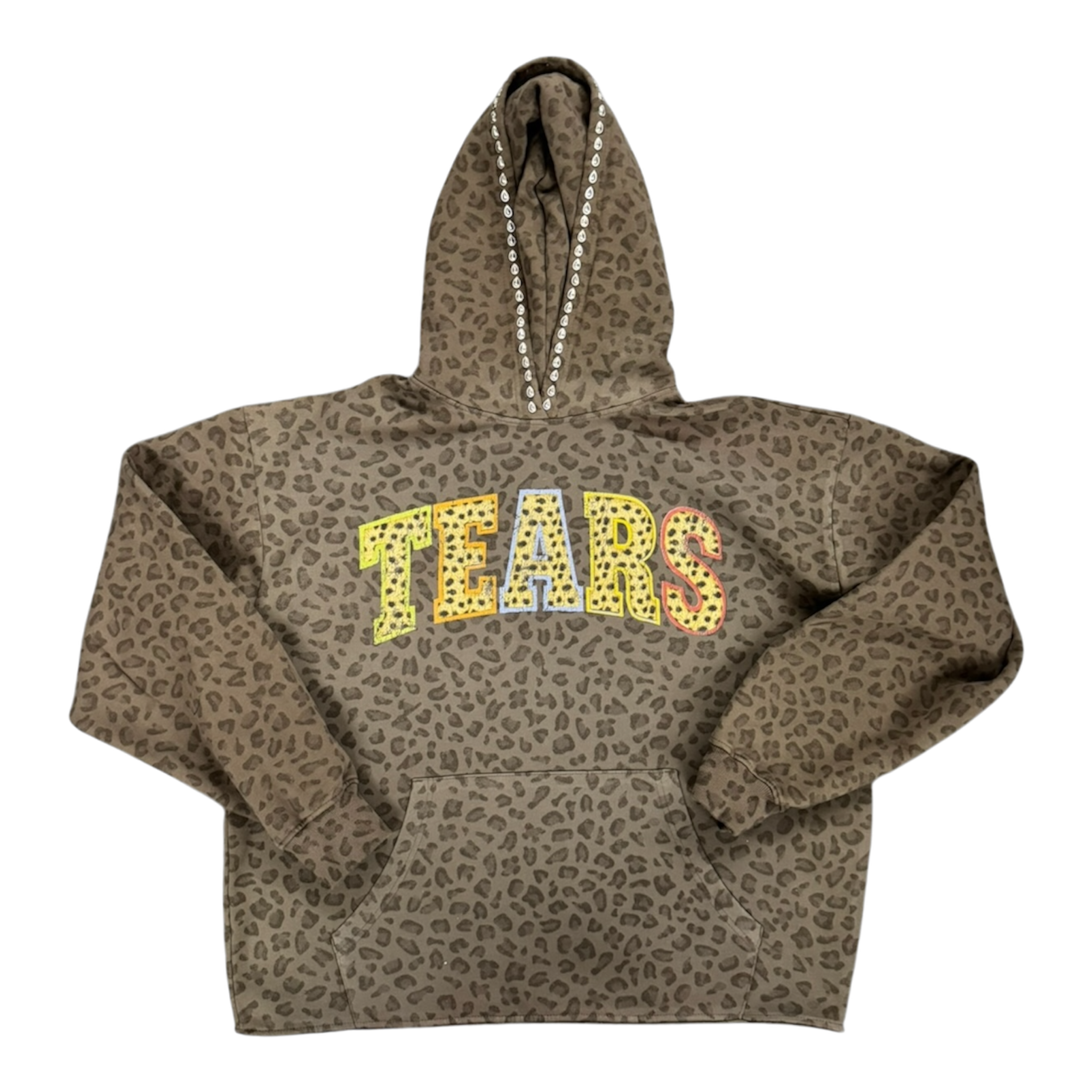 160825 Tears Leopard Hoodie