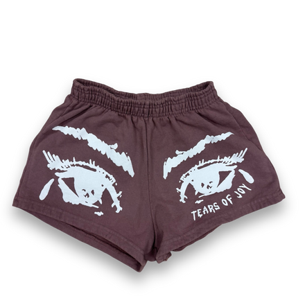 TOJOY WMNS GRMNT DYE SHORTS (MAUVE)