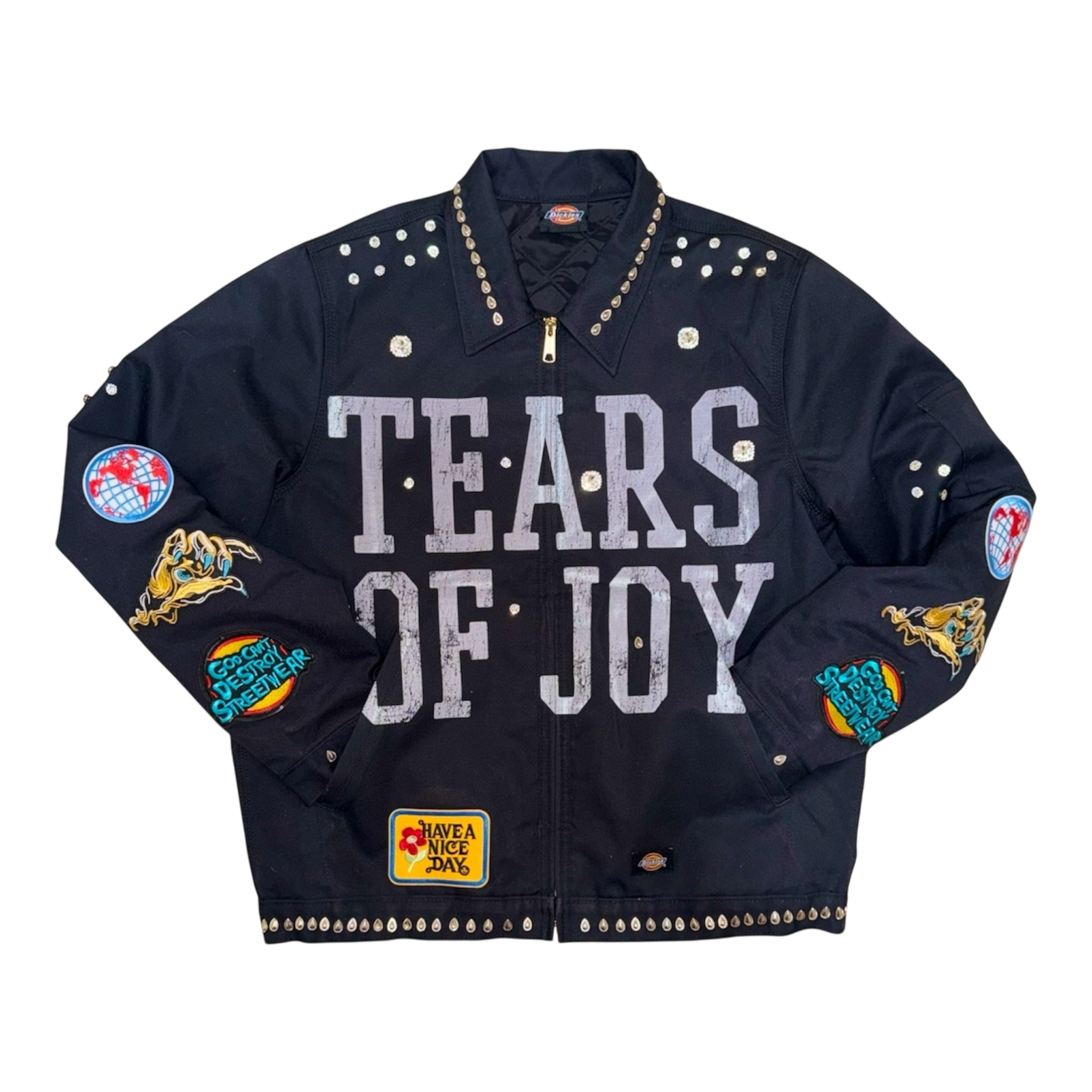TEARS OF JOY WORK JACKET (BLK)