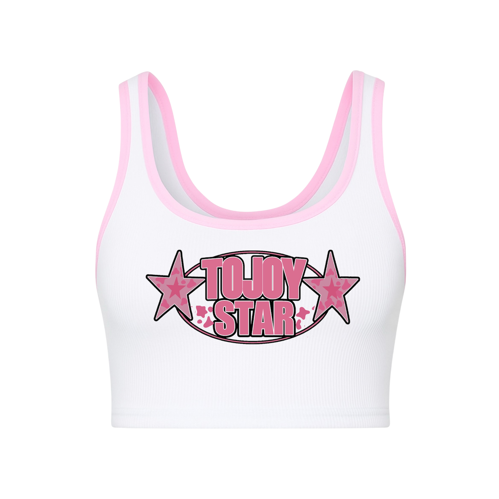 TOJOY STAR RIB CROP TANK