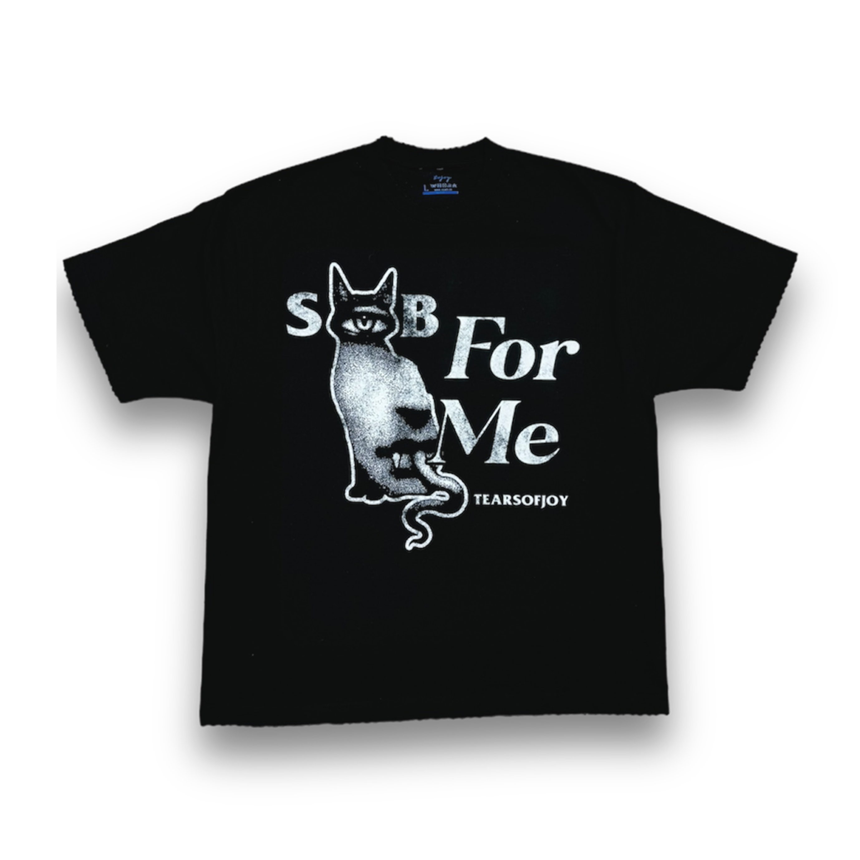 SOB FOR ME RAW EDGE T-SHIRT (BLACK)