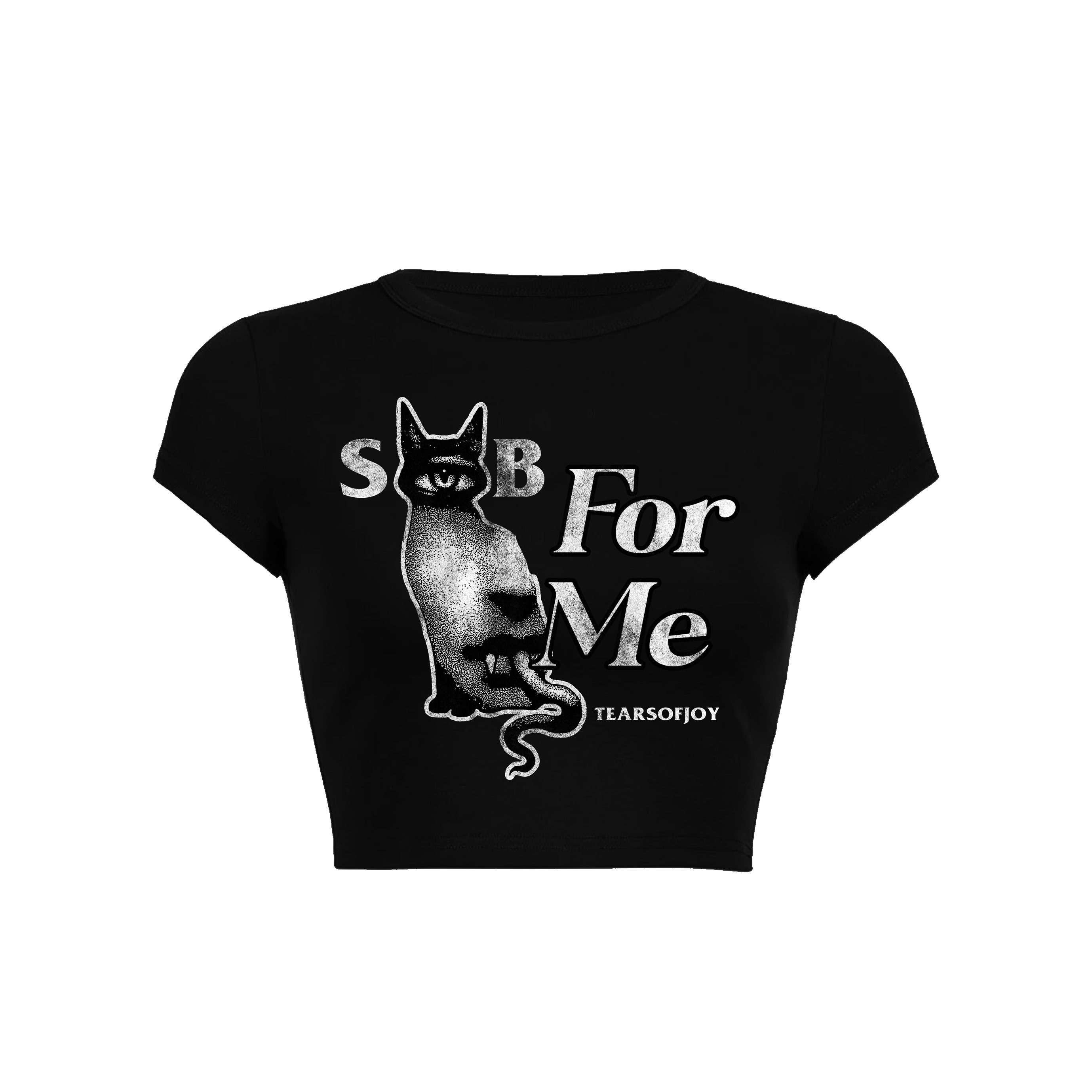 SOB FOR ME WOMENS CROPPED T-SHIRT