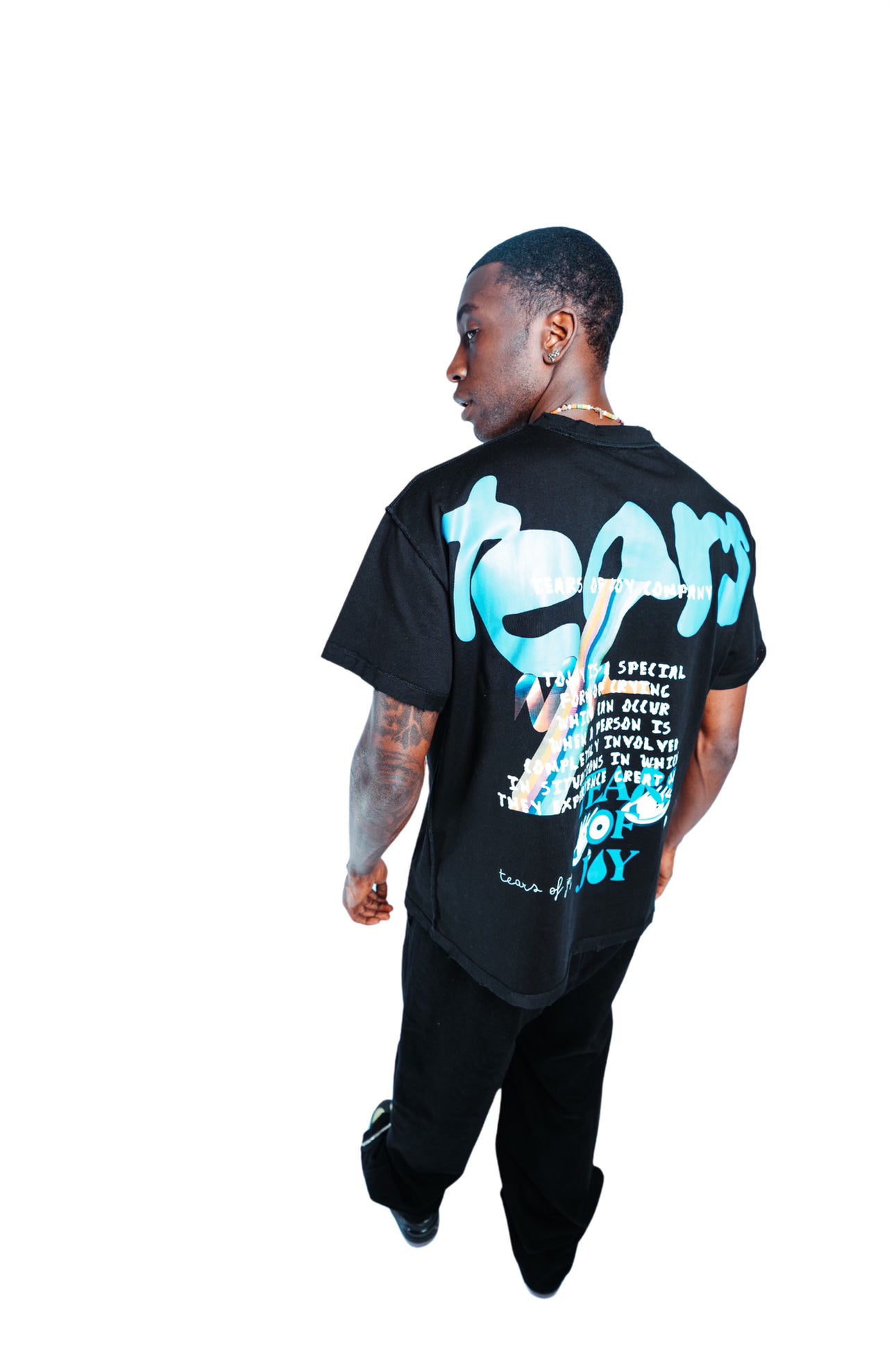 TEARS PURE FORM T-SHIRT - BLACK