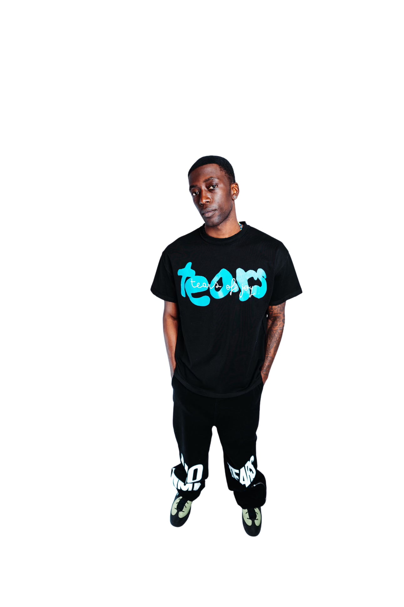 TEARS PURE FORM T-SHIRT - BLACK
