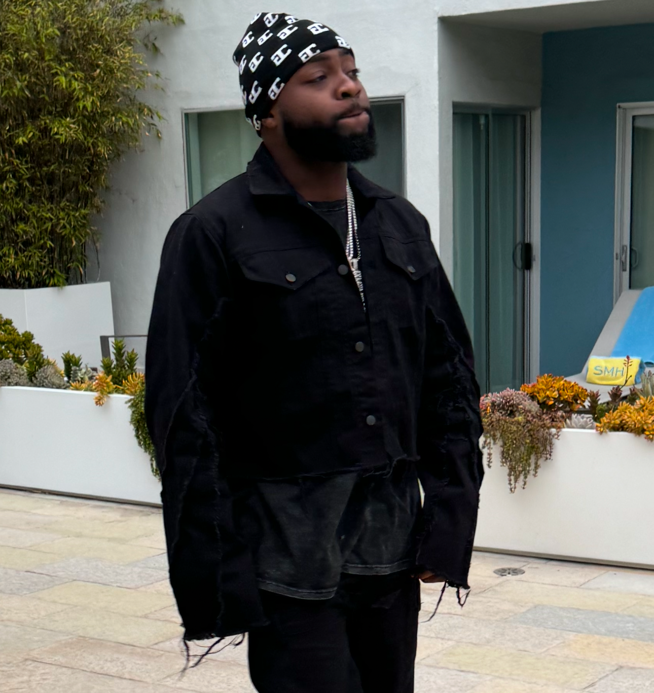 B.WAYNE DENIM JACKET - BLACK