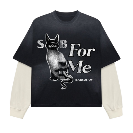 Sob For Me Washed Thermal T-Shirt