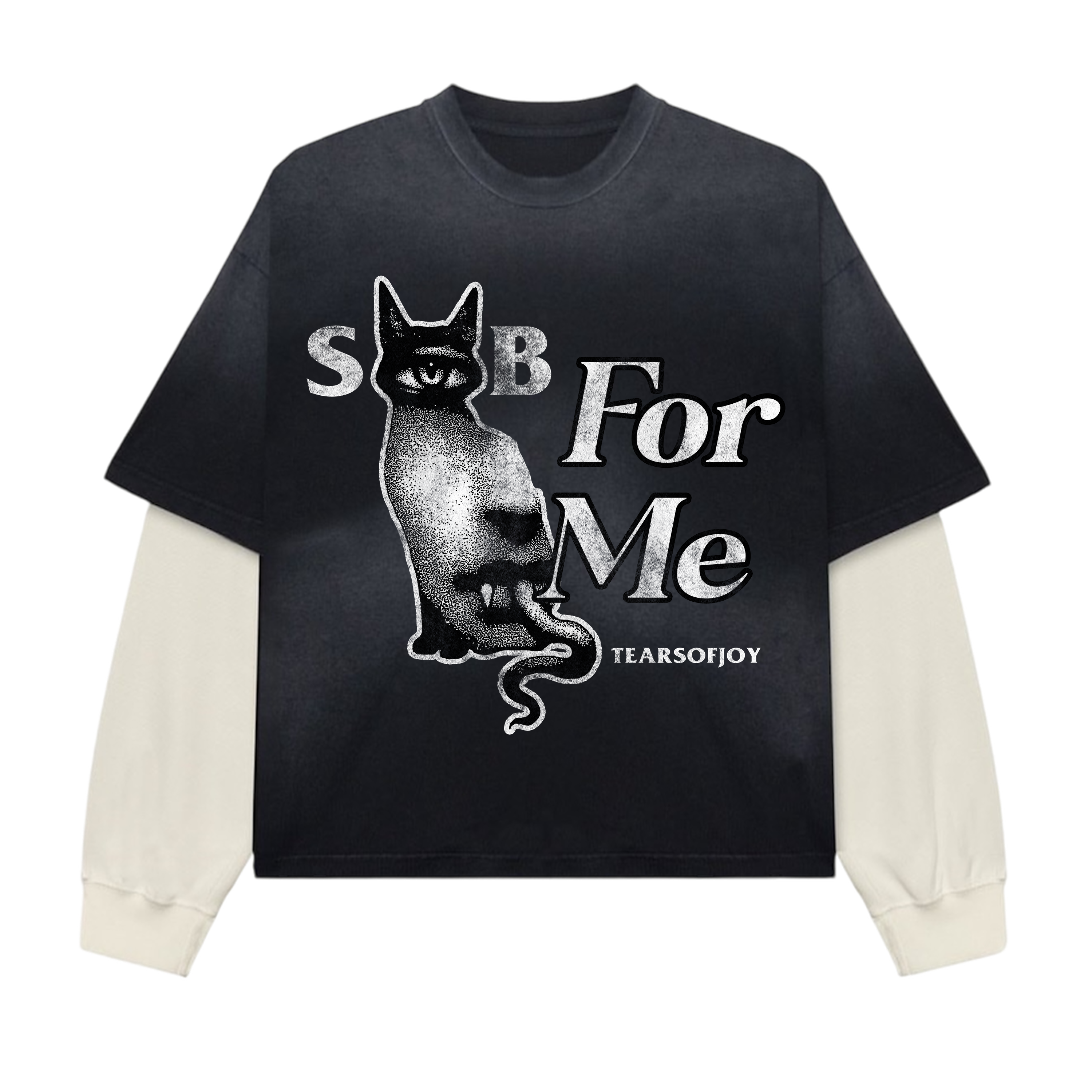 Sob For Me Washed Thermal T-Shirt