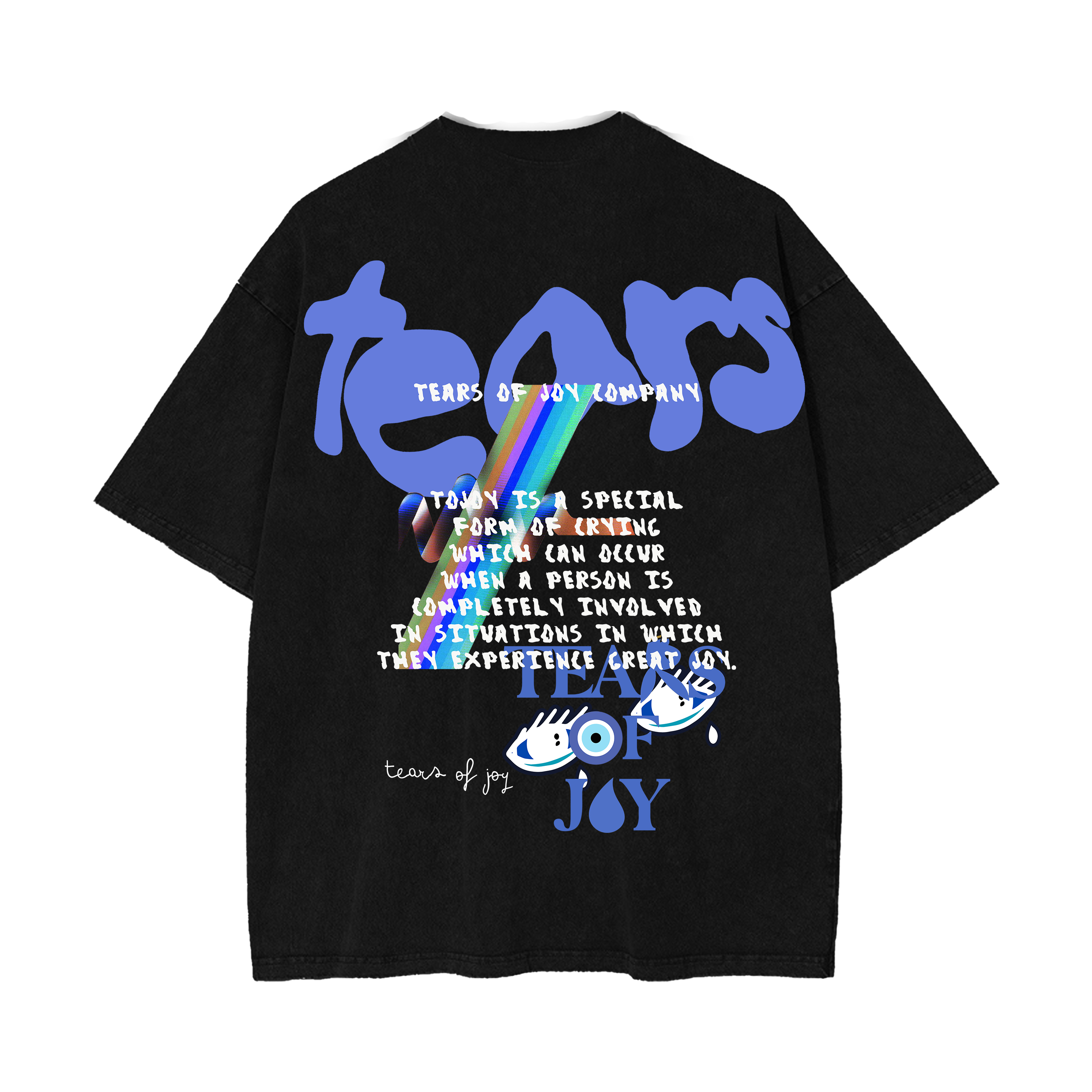 TEARS PURE FORM T-SHIRT - BLACK