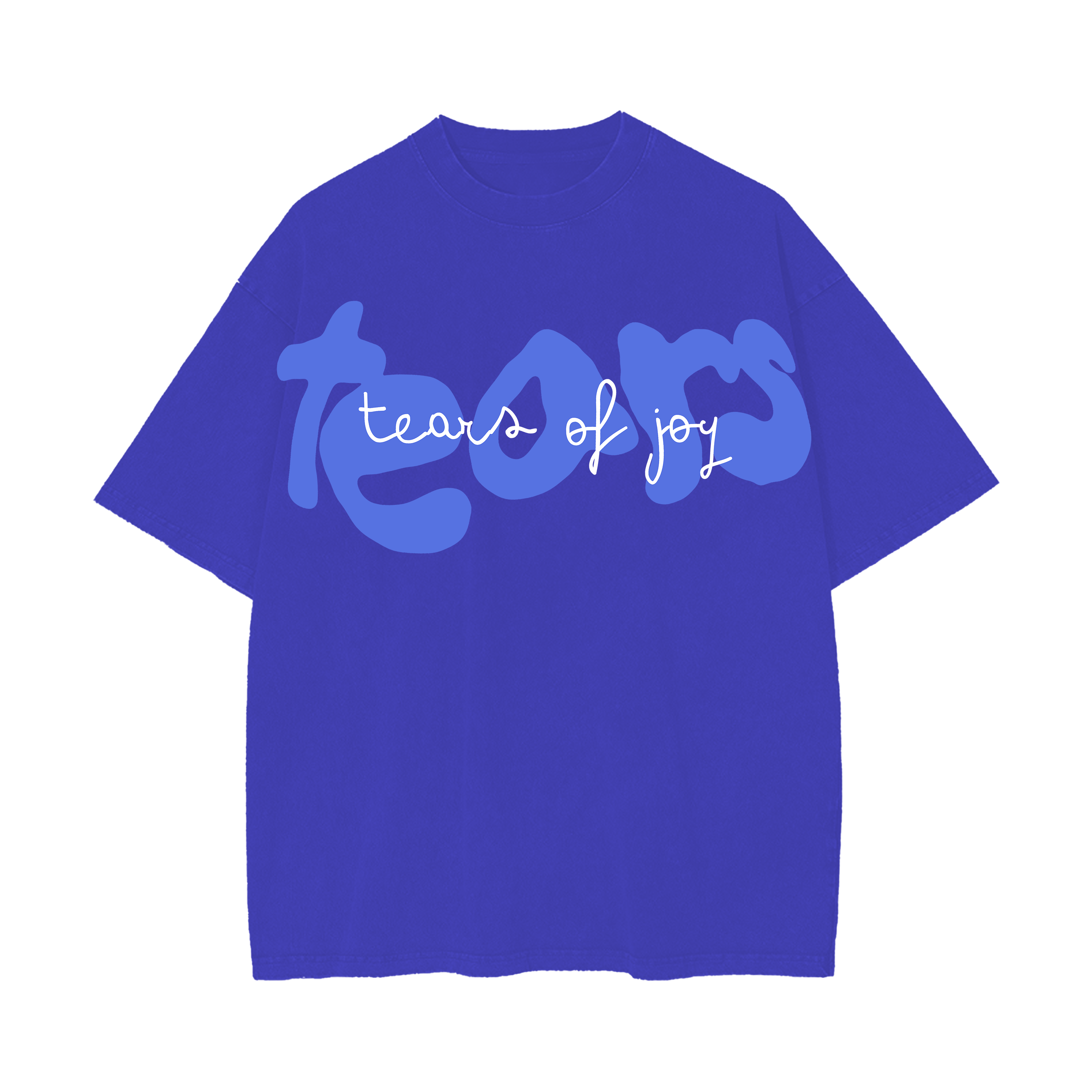 TEARS PURE FORM T-SHIRT - TEAR BLUE