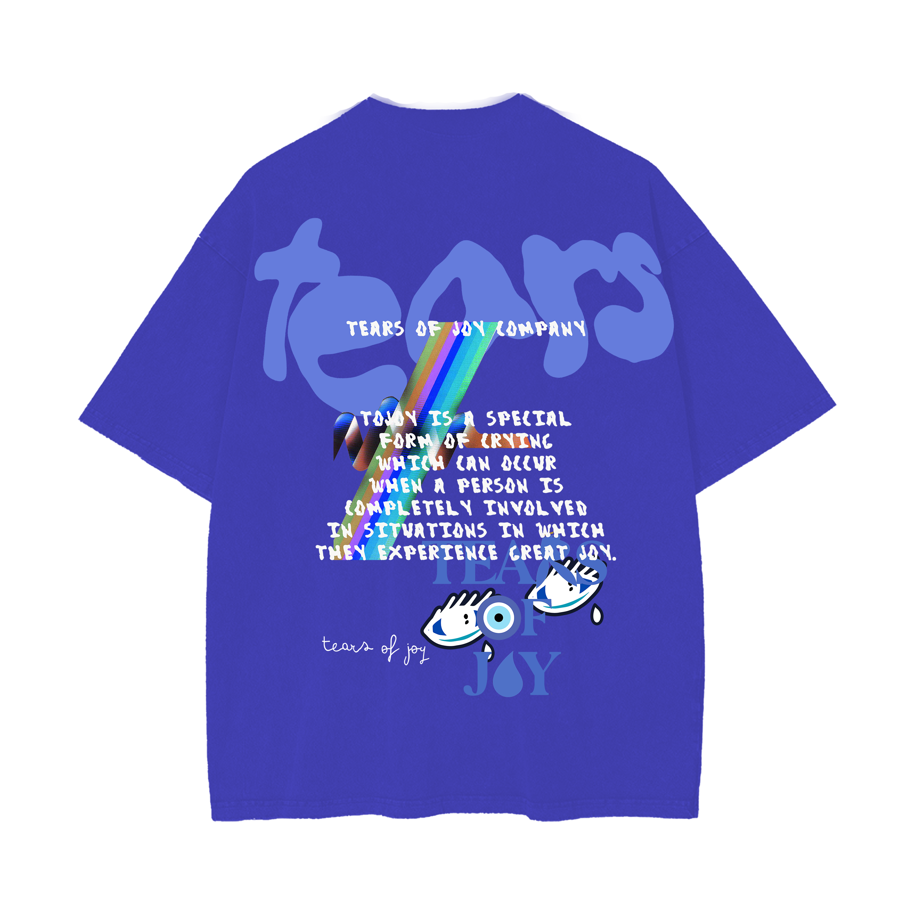 TEARS PURE FORM T-SHIRT - TEAR BLUE