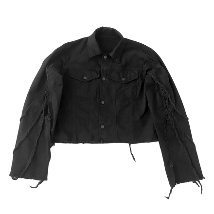 B.WAYNE DENIM JACKET - BLACK
