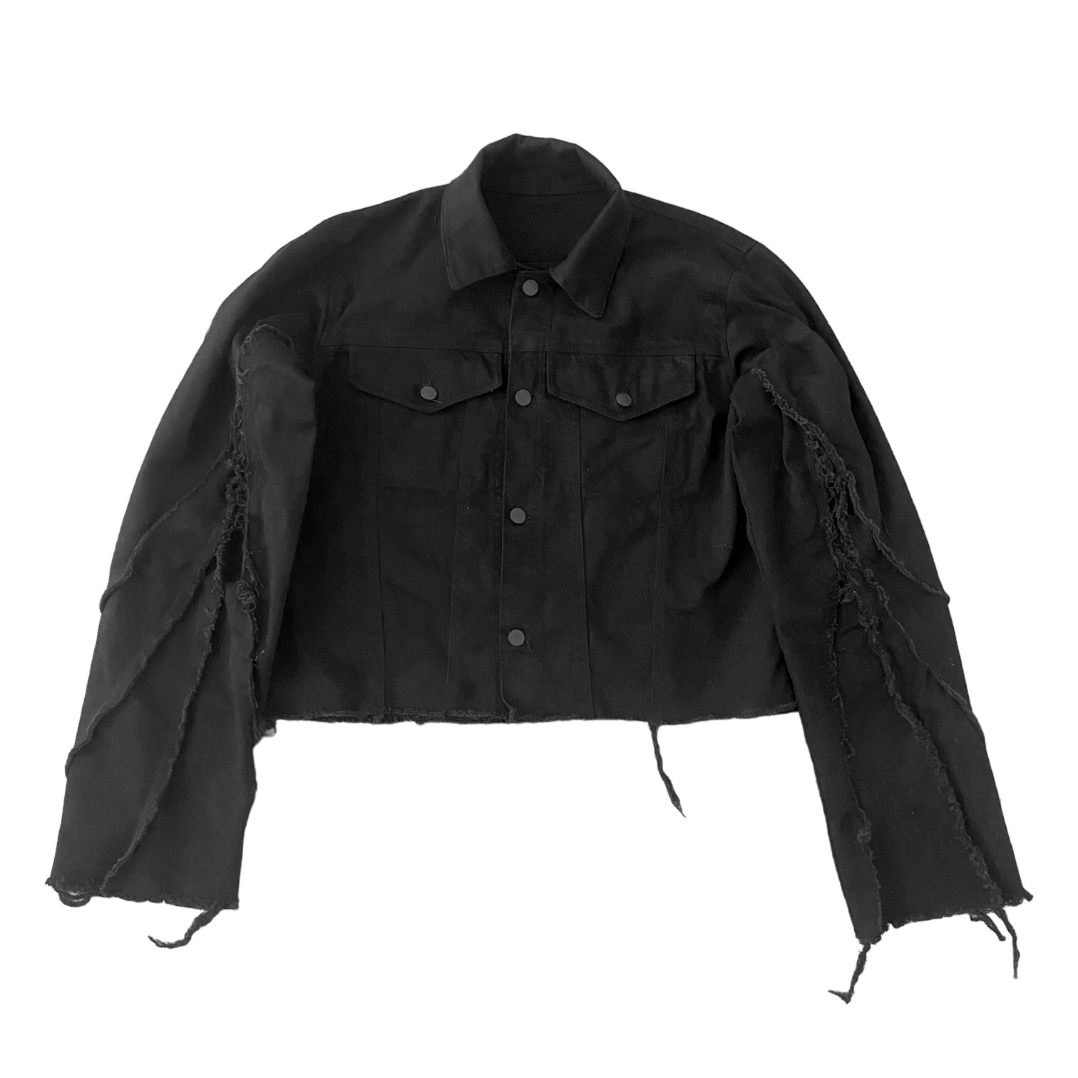 B.WAYNE DENIM JACKET - BLACK