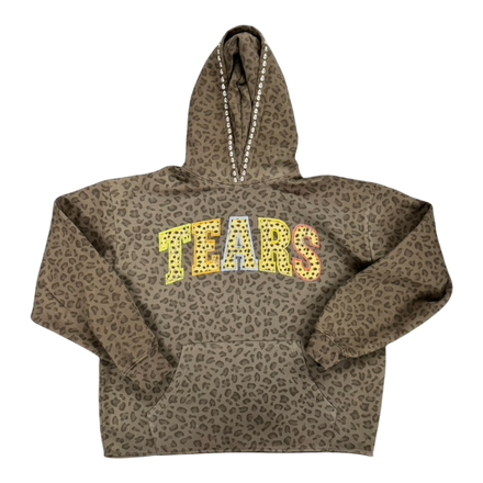 160825 Tears Leopard Hoodie