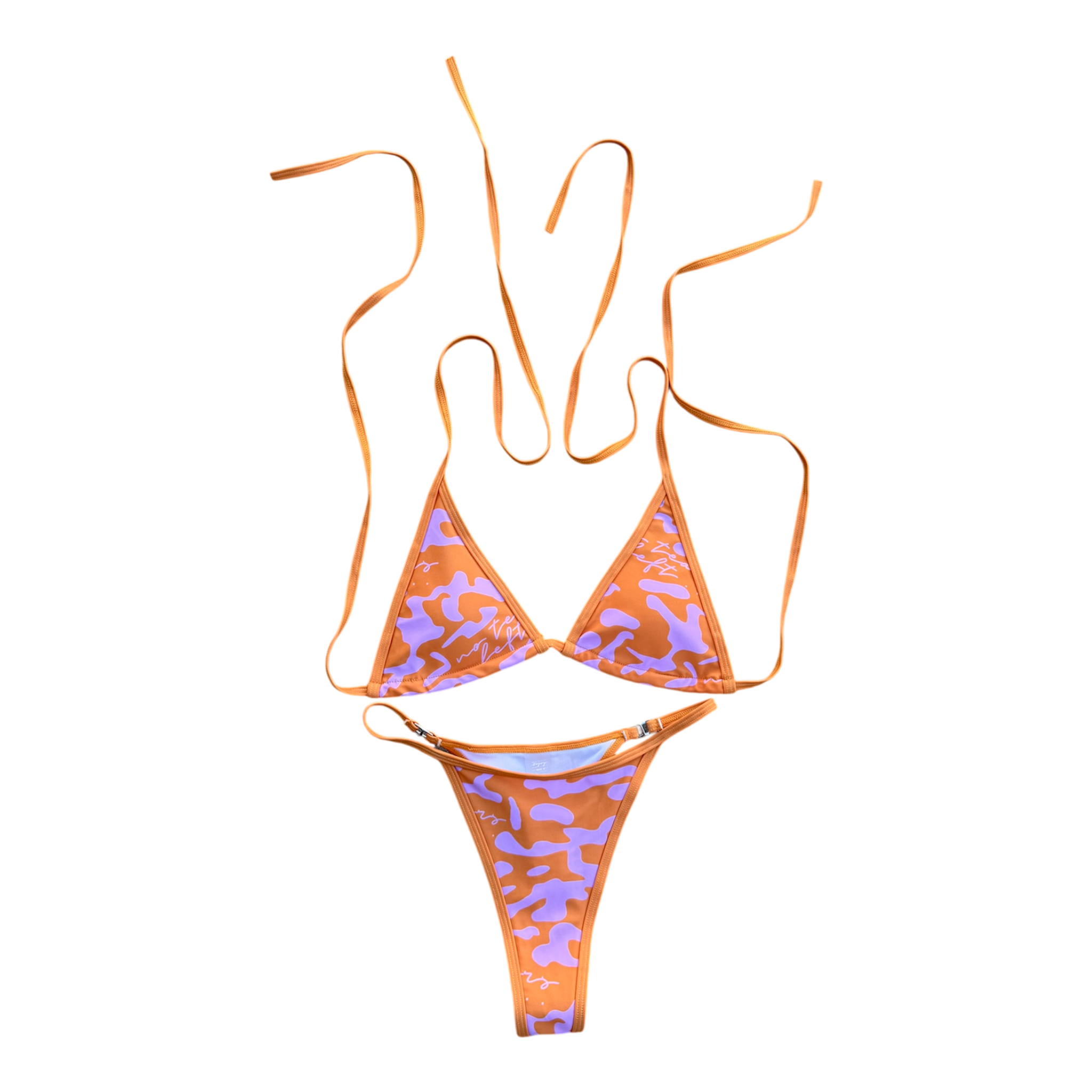 *** ((NO TEARS LEFT SWIM SUIT)) orange/pink ***