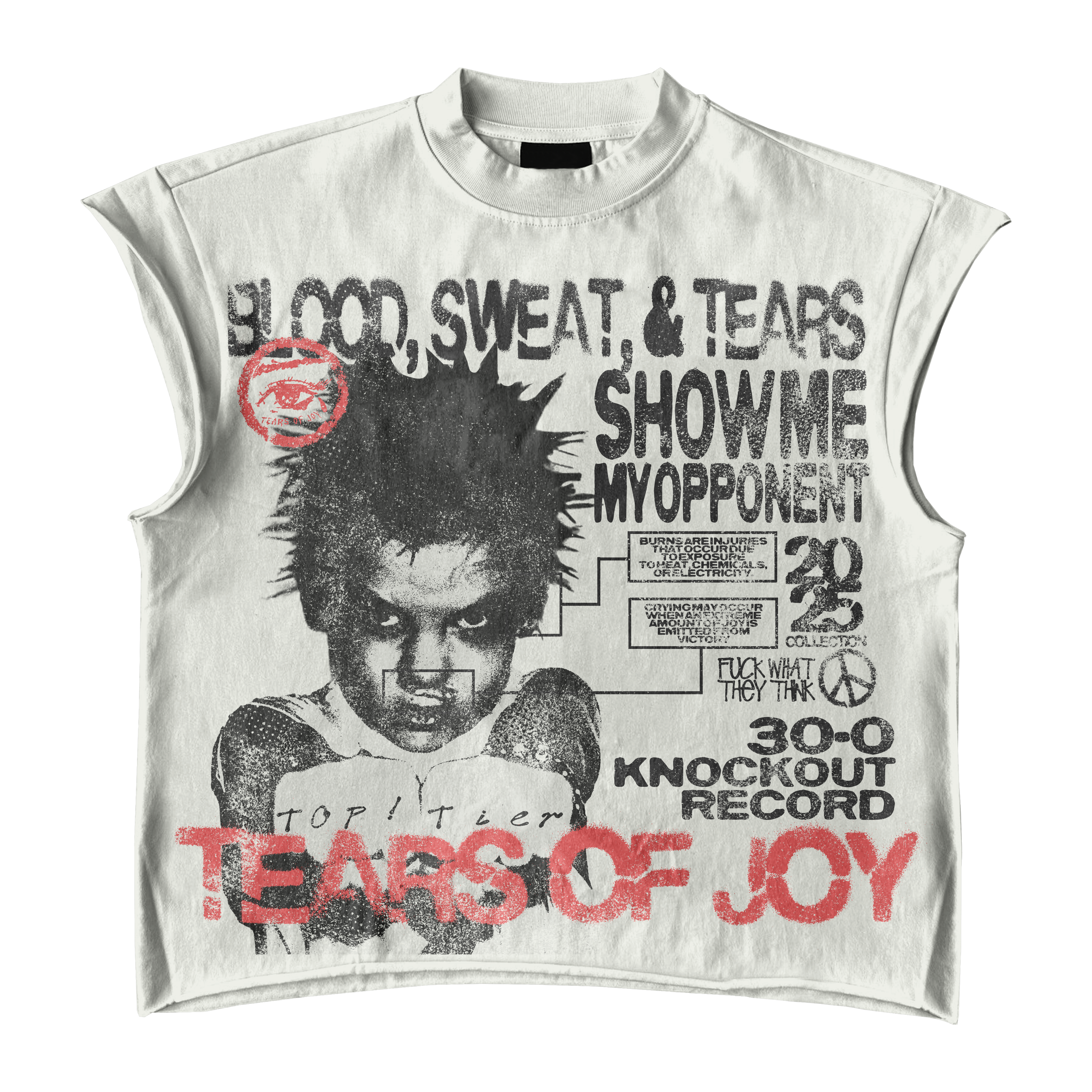BLOOD SWEAT & TEARS OFF WHITE TANK