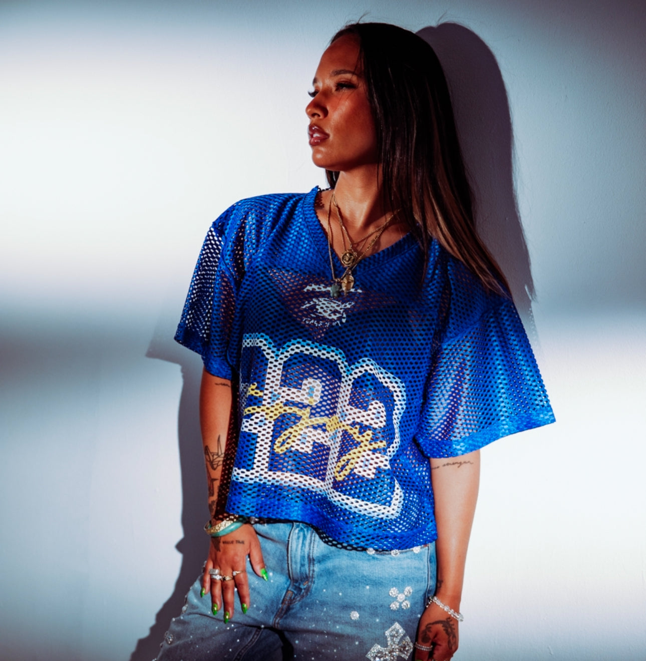 222 TOJOY BLUE PRACTICE BOX CUT JERSEY