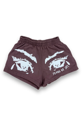 Load image into Gallery viewer, TOJOY WMNS GRMNT DYE SHORTS (MAUVE)
