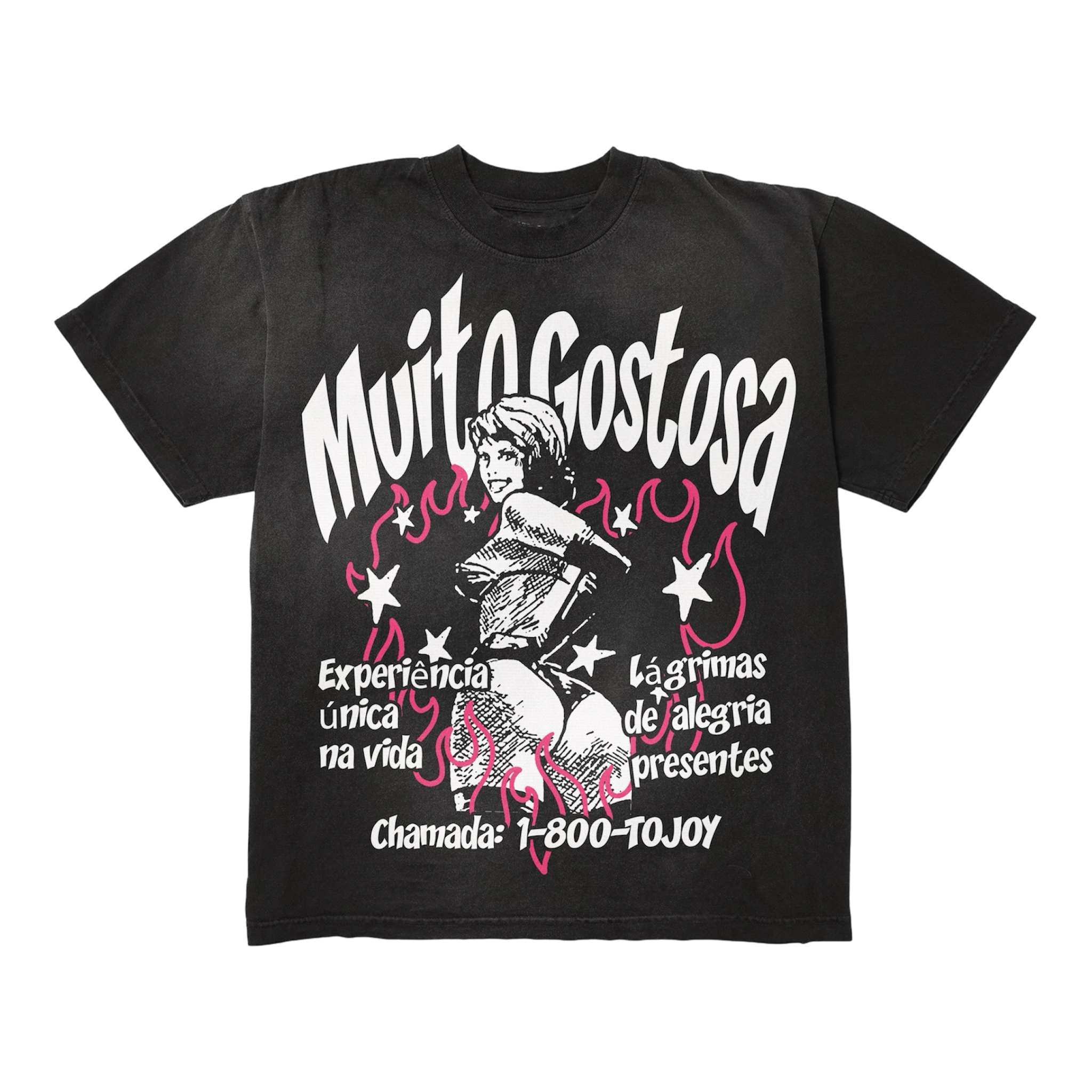 MUITO GOSTOSA T-SHIRT (FADED BLACK)