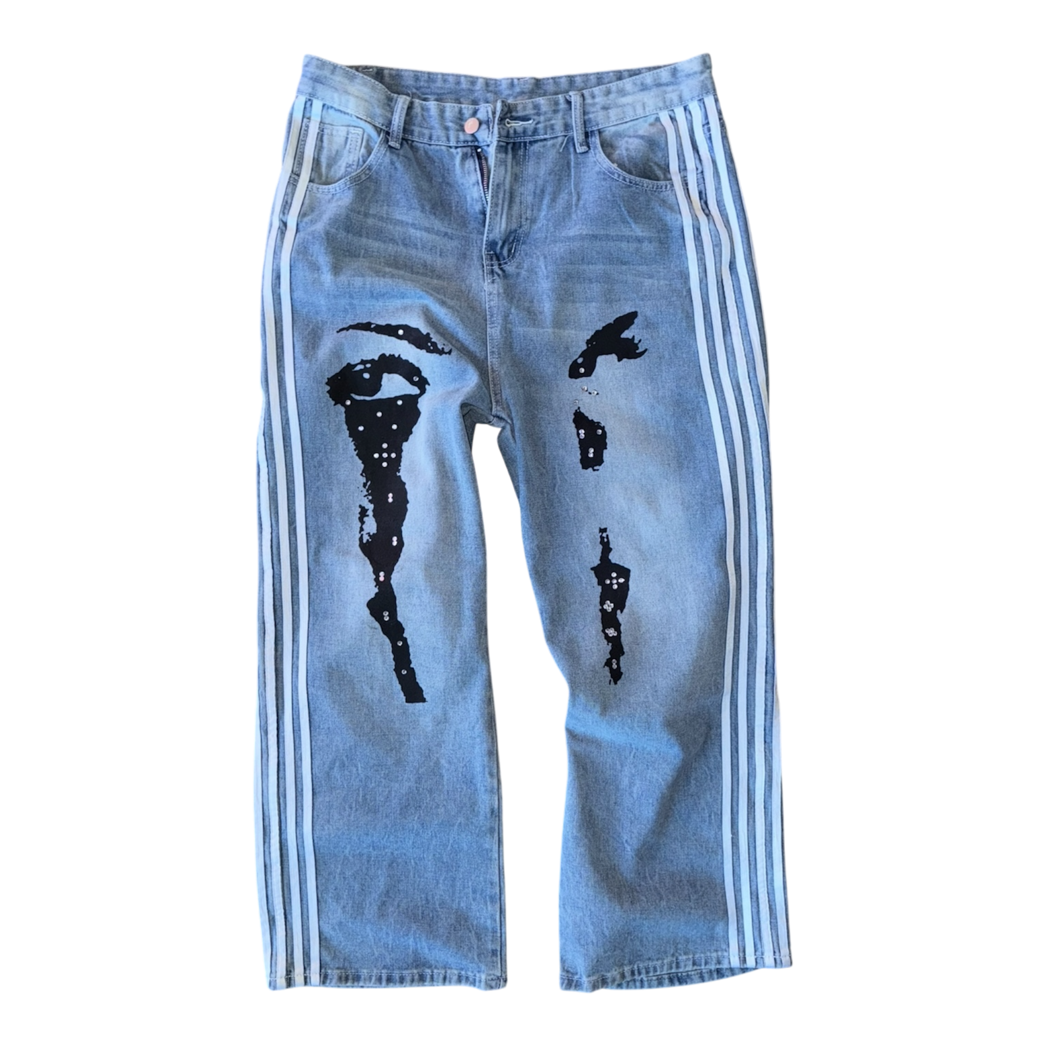 EYE-CRY BLUE DENIM JEANS