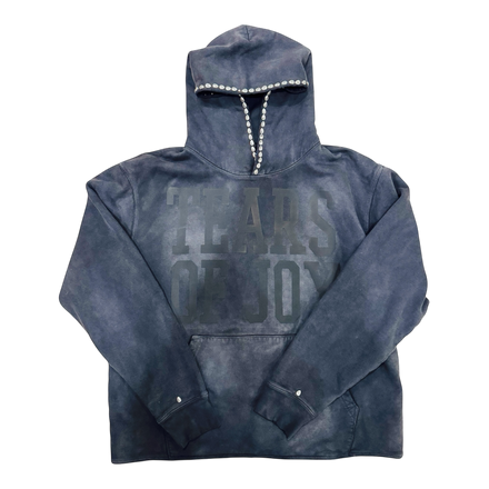 TEARS STONED WASHED HOODIE