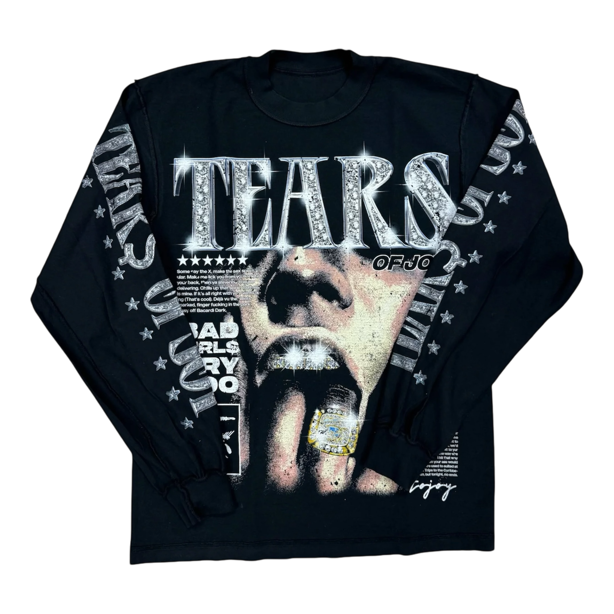 BAD GIRL$ CRY TOO PT II LONG SLEEVE (BLK)