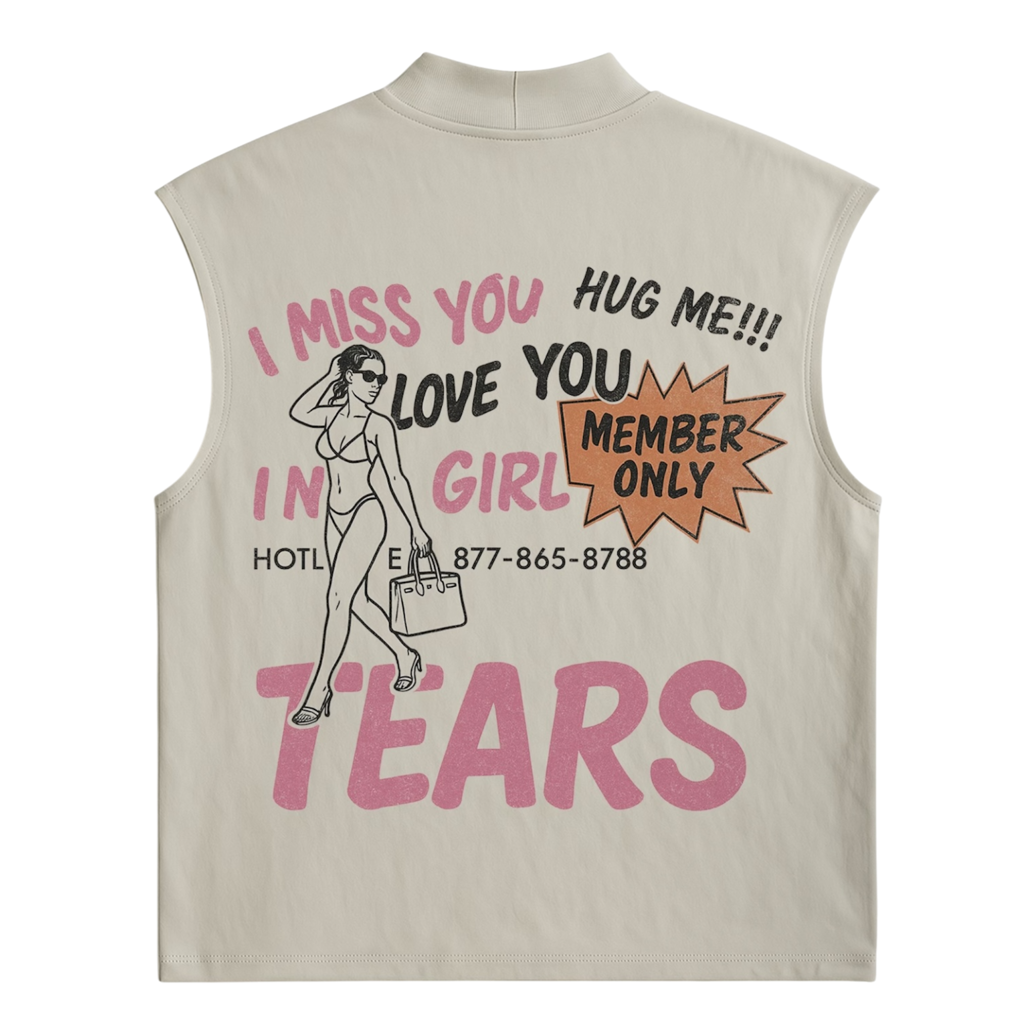 TOJOY STAR TANK (CREAM)