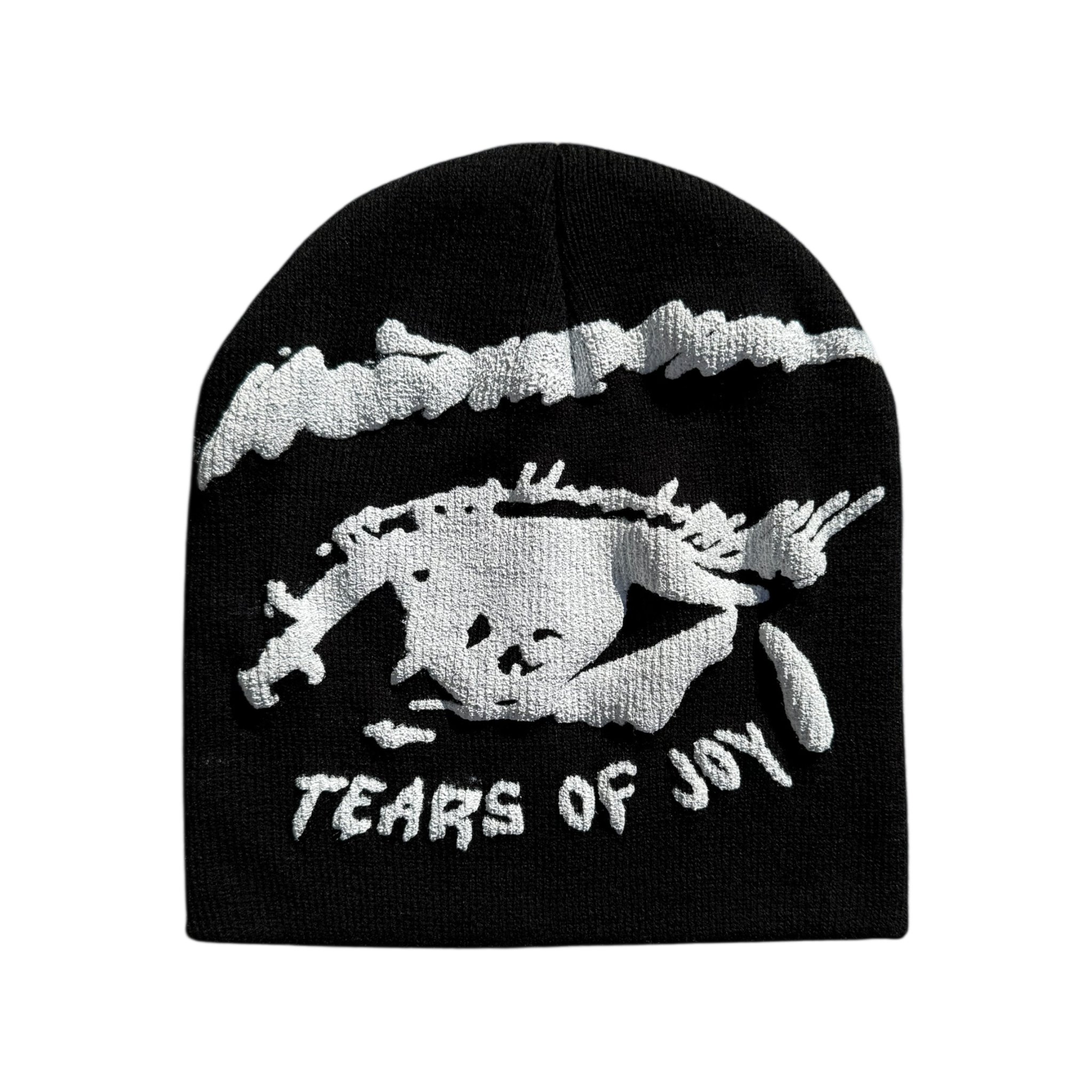TEARS OF JOY LOGO BEANIE (BLK)