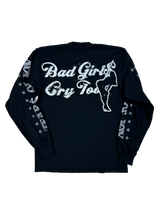 Load image into Gallery viewer, BAD GIRL$ CRY TOO PT II LONG SLEEVE (BLK)
