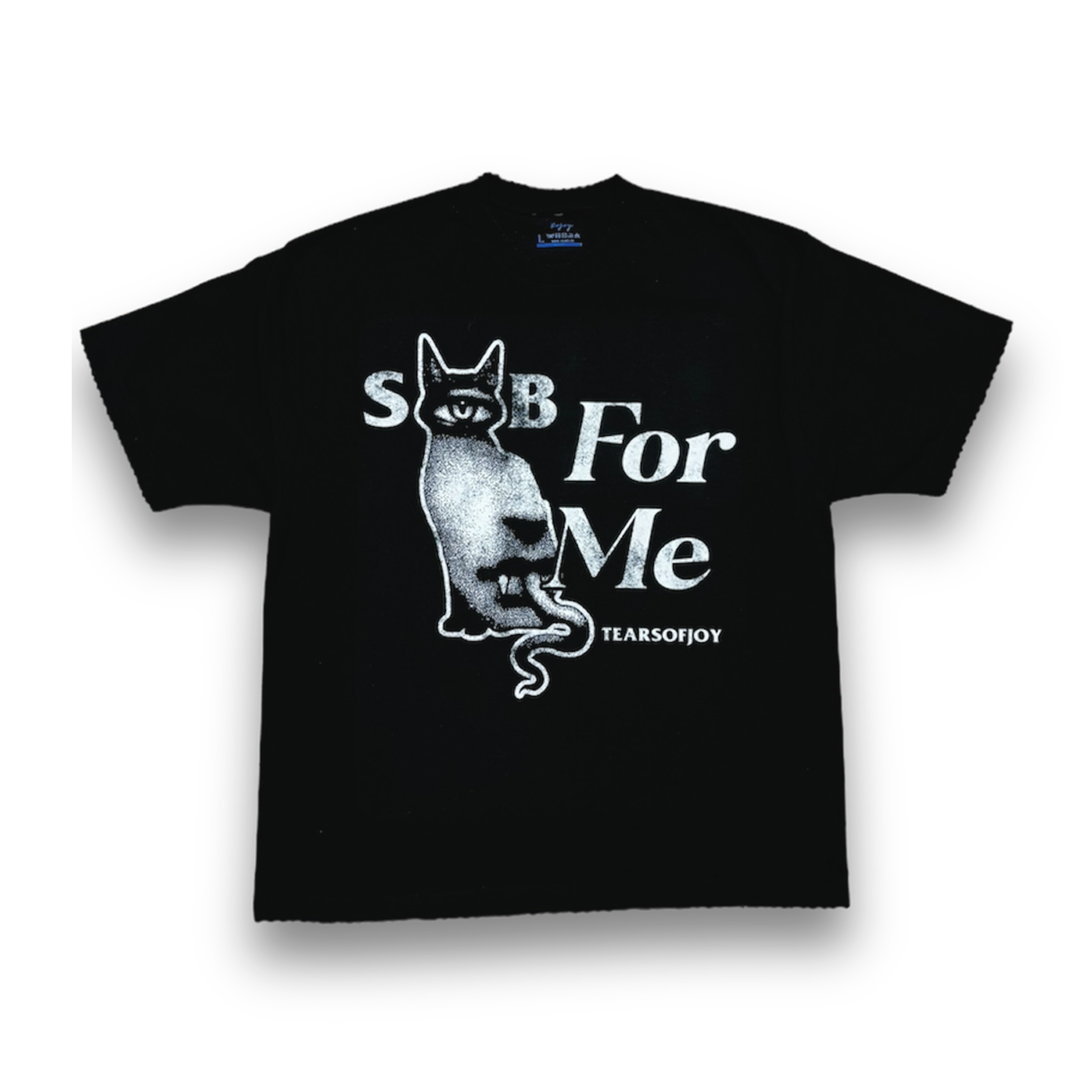 SOB FOR ME RAW EDGE T-SHIRT (BLACK)