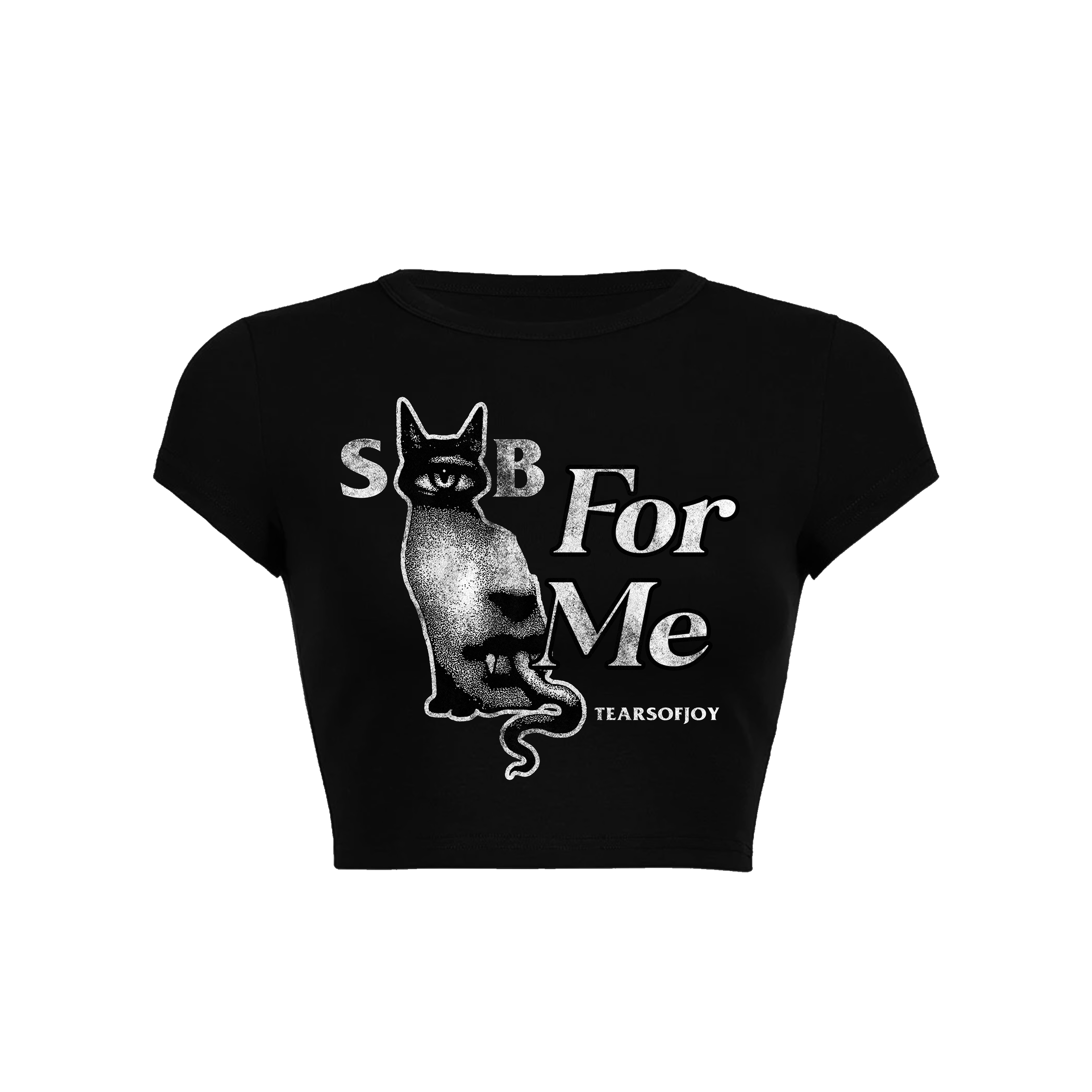 SOB FOR ME WOMENS CROPPED T-SHIRT