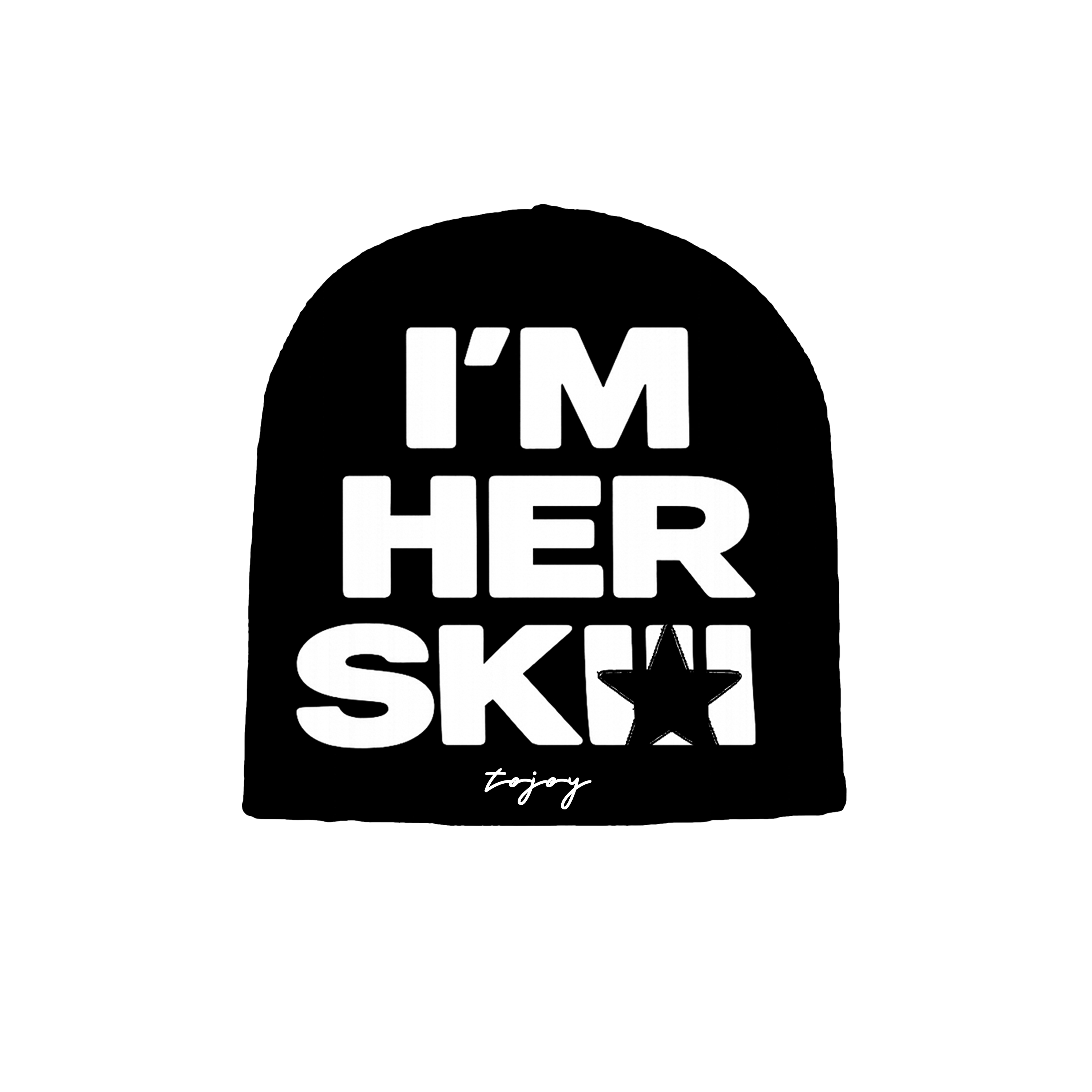 *** (LAKEYAH COLLAB) *** I'M HERSKIII BEANIE