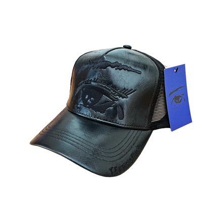 TEARS OF JOY TRUCKER HAT - BLACK